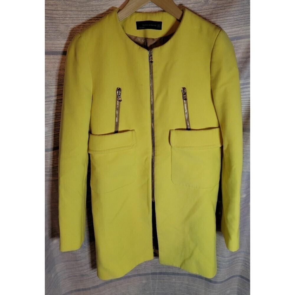 Zara Women Blogger Favorite Full Zip Coat - Picture 3 of 8